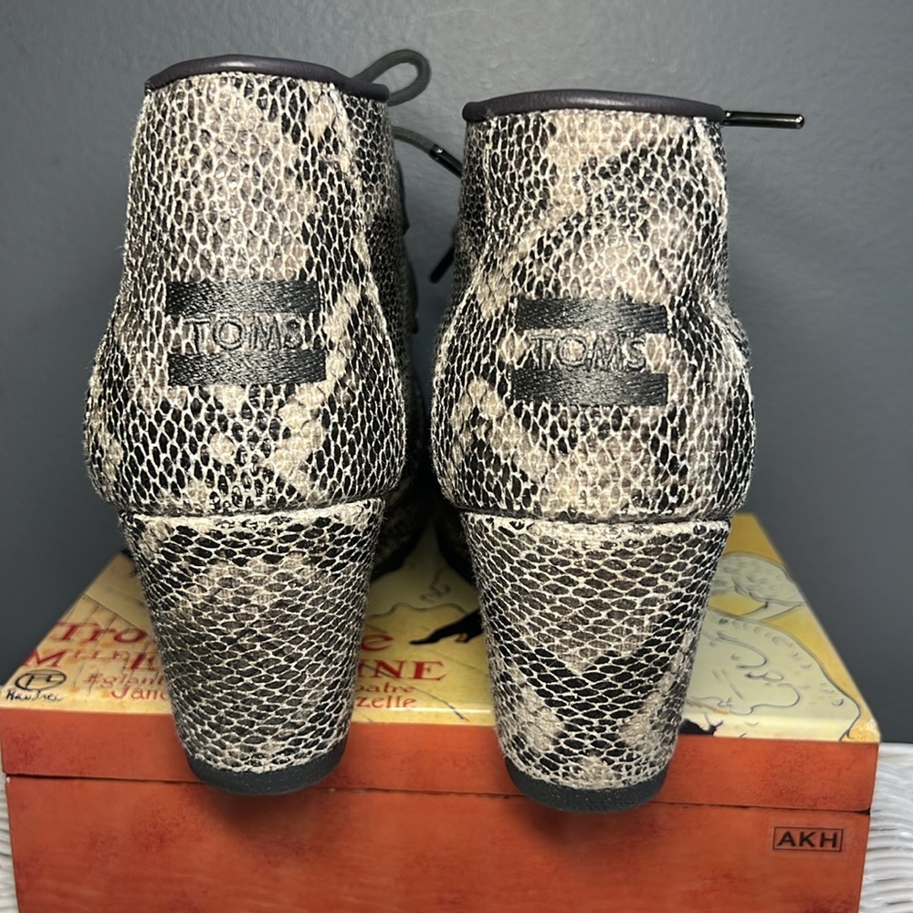 Toms Wedge Ankle Boots - Picture 7 of 11